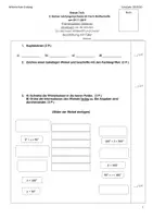 Vorschau - Klassenarbeiten - Leistungsnachweis Mathe 7 MS BY LehrplanPLUS - Deckblatt
