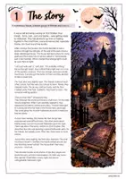 Vorschau - Arbeitsblätter - The Secret of Blackwood House Halloween Reading Comprehension für Klasse 7/8 (mit Musterlösung) - Seite 1