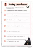 Vorschau - Arbeitsblätter - The Secret of Blackwood House Halloween Reading Comprehension für Klasse 7/8 (mit Musterlösung) - Seite 2