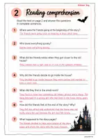 Vorschau - Arbeitsblätter - The Secret of Blackwood House Halloween Reading Comprehension für Klasse 7/8 (mit Musterlösung) - Seite 3