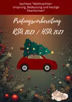 Vorschau - Arbeitsblätter - Sachtext Weihnachten RSA / HSA 2027 - Deckblatt