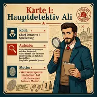 Vorschau - Unterrichtsreihen - Mystery Spiel - Fall der gestohlene Hahn - A2-B2 Daf DaZ - Seite 1