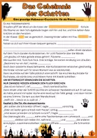 Vorschau - Interaktives Material - Interaktive Halloween Geschichte für deine Klasse - Seite 1