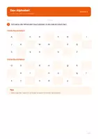 Vorschau - Arbeitsblätter - Das ABC: Das Alphabet lernen und Wörter ordnen für die 1. Klasse (Buchstaben, nach dem ABC ordnen) - Seite 1