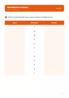 Vorschau - Arbeitsblätter - Das ABC: Das Alphabet lernen und Wörter ordnen für die 1. Klasse (Buchstaben, nach dem ABC ordnen) - Seite 3