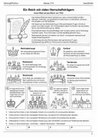 Vorschau - Arbeitsblätter - Heiliges Römisches Reich Lernmalbuch Klasse 5–6 - Seite 1