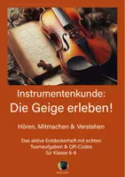 Vorschau - Unterrichtsreihen - Instrumentenkunde: Die Geige erleben! - Hören, MItmachen & Verstehen - Deckblatt