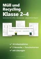 Vorschau - Arbeitsblätter - Sachunterricht Natur und Technik Paket Klasse 3/4 – Müll und Recycling, Bauen und Erfinden, Tablet-Führerschein (3 Arbeitshefte, HSU) - Seite 1