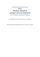 Vorschau - Anderer Materialtyp - Modul 4 - Mehr Ruhe im Klassenzimmer: Struktur, Rituale, ... - Seite 1