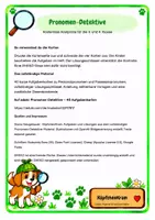 Vorschau - Aufgabenkarten - Pronomen-Detektive – kostenlose Kostprobe - Seite 3