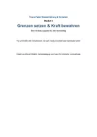 Vorschau - Anderer Materialtyp - Modul 5 - Grenzen setzen & Kraft bewahren - Seite 1