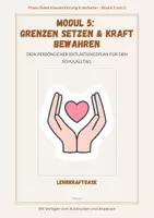 Vorschau - Anderer Materialtyp - Modul 5 - Grenzen setzen & Kraft bewahren - Deckblatt