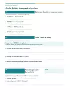 Vorschau - Arbeitsblätter - Große Zahlen lesen und schreiben, Mathematik, 5. Klasse - Seite 3