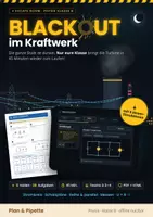 Vorschau - Arbeitsblätter - Blackout im Kraftwerk: Escape Room Physik Klasse 8 - Rätselkarten + digitale Code-Eingabe mit Simulatoren | Stromkreis, Schaltplan, Reihen- und Parallelschaltung, U = R · I - Deckblatt