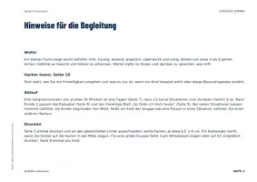 Vorschau - Spiele - Gefühle Kita & Vorschule | Gefühlskarten mit dem Fuchs | Gesprächsrunden im Morgenkreis - Seite 2