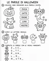 anteprima - Esercizi - 🎃 SPECIALE HALLOWEEN – ATTIVITÀ PER LA CLASSE PRIMA 👻 - Pagina 2