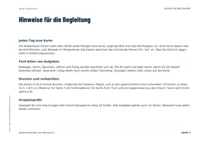 Vorschau - Bildkarten - Adventskalender Kita & Vorschule | 24 Mitmach-Karten | Morgenkreis im Advent - Seite 2