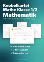 Vorschau - Arbeitsblätter - Knobelkartei Grundschule Paket – 160 Knobelkarten Mathe Klasse 1–4: Knobeln, Kombinatorik, Zahlenfolgen und Muster mit Lösungen - Seite 1