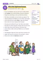 Vorschau - Arbeitsblätter - Märchen Lesekartei | Leseverstehen, 8 Grimm-Märchen | 3 Stufen mit Lösungen | LRS | Klasse 5–6 - Seite 1