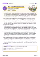 Vorschau - Arbeitsblätter - Märchen Lesekartei | Leseverstehen, 8 Grimm-Märchen | 3 Stufen mit Lösungen | LRS | Klasse 5–6 - Seite 3