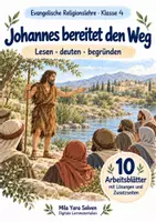 Vorschau - Arbeitsblätter - Johannes bereitet den Weg | Religion Klasse 4 Arbeitsblätter | Evangelische Religionslehre | 10 Arbeitsblätter als PDF - Deckblatt