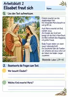 Vorschau - Arbeitsblätter - Johannes bereitet den Weg | Religion Klasse 4 Arbeitsblätter | Evangelische Religionslehre | 10 Arbeitsblätter als PDF - Seite 2
