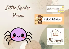 Vista previa - Otros - Spider Halloween Poem & Activities | Body Parts, Adjectives - página 1