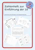 Vorschau - Arbeitsblätter - Zahlenheft zur Zahl 10 - Zahleinführung - Deckblatt