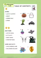 Vista previa - Juegos / Gamificación - Halloween Reading Comprehension (Rhymes, Stories, Games) - Portada