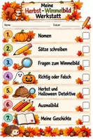 Vorschau - Arbeitsblätter - Wimmelbild - Lesen, schreiben und entdecken zu Halloween und Herbst - Seite 3