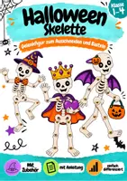 Vorschau - Mal- und Bastelvorlagen - Halloween Bastelpaket Grundschule – 5 Bastelideen: Monster, 3D-Gruselfriedhof, Verwandlungsbilder & bewegliche Skelette | Kunst Klasse 1–4 - Seite 1