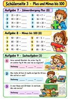 Vorschau - Arbeitsblätter - Mathematik Klasse 2 Vertretungsstunde - Einmaleins 1-5, Plus/Minus bis 100 - Seite 3