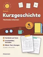 Vorschau - Arbeitsblätter - Merkmale einer Kurzgeschichte Arbeitsblätter 4. Klasse - Deckblatt
