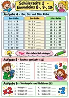 Vorschau - Arbeitsblätter - Vertretung Klasse 2 – Deutsch und Mathematik: 4 Materialien für die Grundschule - Seite 2