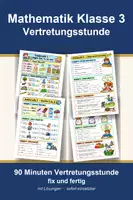 Vorschau - Arbeitsblätter - Mathematik Klasse 3 Vertretungsstunde - Längen und Gewichte - Deckblatt