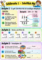 Vorschau - Arbeitsblätter - Mathematik Klasse 4 Vertretungsstunde - Schriftlich Mal und Dividieren - Seite 1
