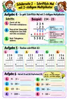 Vorschau - Arbeitsblätter - Mathematik Klasse 4 Vertretungsstunde - Schriftlich Mal und Dividieren - Seite 2