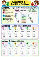 Vorschau - Arbeitsblätter - Mathematik Klasse 4 Vertretungsstunde - Schriftlich Mal und Dividieren - Seite 3