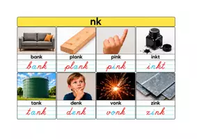 Voorbeeld - woordkaarten sch, ch, ng, nk, aai, ooi, oei - Voorblad