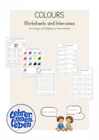 Vorschau - Unterrichtsreihen - Arbeitsblätter zum Thema "Colours" - Deckblatt