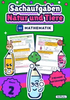 Vorschau - Mathe Klasse 2 Paket | Zahlenfolgen fortsetzen, Sachaufgaben mit Geld, Kopfrechnen bis 100 - Seite 1