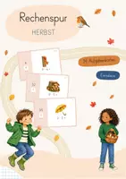 Vorschau - Arbeitsblätter - Rechenspur Herbst | Einmaleins | differenziert - Deckblatt