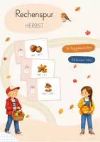 Vorschau - Arbeitsblätter - Rechenspur Herbst | ZR 1000 | differenziert - Deckblatt