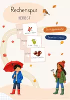 Vorschau - Arbeitsblätter - Rechenspur Herbst | ZR 1 Million | differenziert - Deckblatt