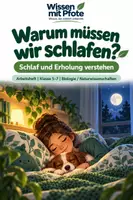 Vorschau - Arbeitsblätter - Warum müssen wir schlafen? – Schlaf & Erholung | Arbeitsheft | Klasse 5–7 - Deckblatt