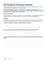 Vorschau - Unterrichtsreihen - Paraphrasieren ohne Abschreiben Deutsch Oberstufe
Fremde Gedanken eigenständig wiedergeben · Heft 1 - Seite 2