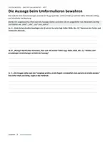 Vorschau - Unterrichtsreihen - Paraphrasieren ohne Abschreiben Deutsch Oberstufe
Fremde Gedanken eigenständig wiedergeben · Heft 1 - Seite 3