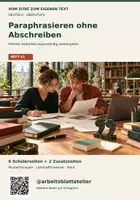 Vorschau - Unterrichtsreihen - Paraphrasieren ohne Abschreiben Deutsch Oberstufe
Fremde Gedanken eigenständig wiedergeben · Heft 1 - Deckblatt