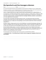 Vorschau - Unterrichtsreihen - Wer sagt hier was Deutsch Oberstufe
Indirekte Rede und fremde Positionen · Heft 2 - Seite 1