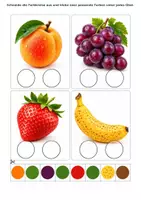 Vorschau - Arbeitsblätter - Obst und Gemüse – Kostenlose Arbeitsblätter für Kita - Seite 1